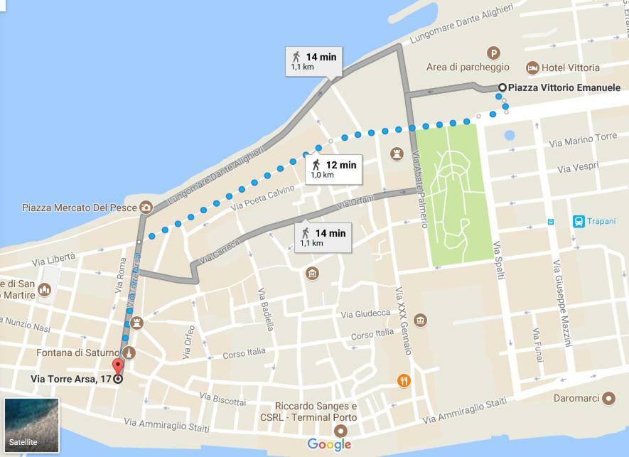 Torrearsa 17 Bed & Breakfast Trapani Dış mekan fotoğraf
